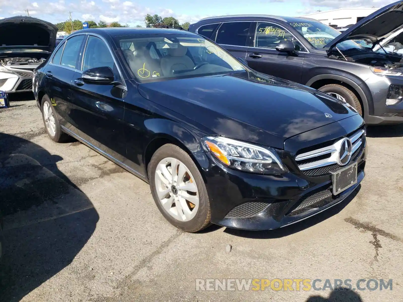 1 Photograph of a damaged car 55SWF8EB7KU283758 MERCEDES-BENZ C-CLASS 2019