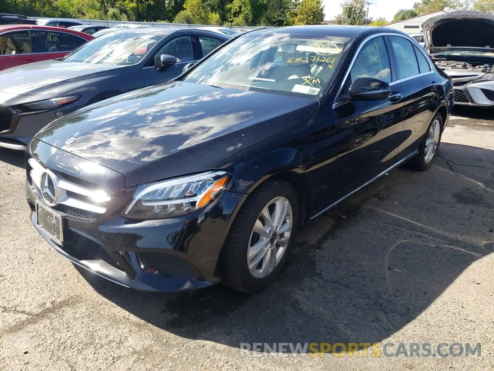 2 Photograph of a damaged car 55SWF8EB7KU283758 MERCEDES-BENZ C-CLASS 2019