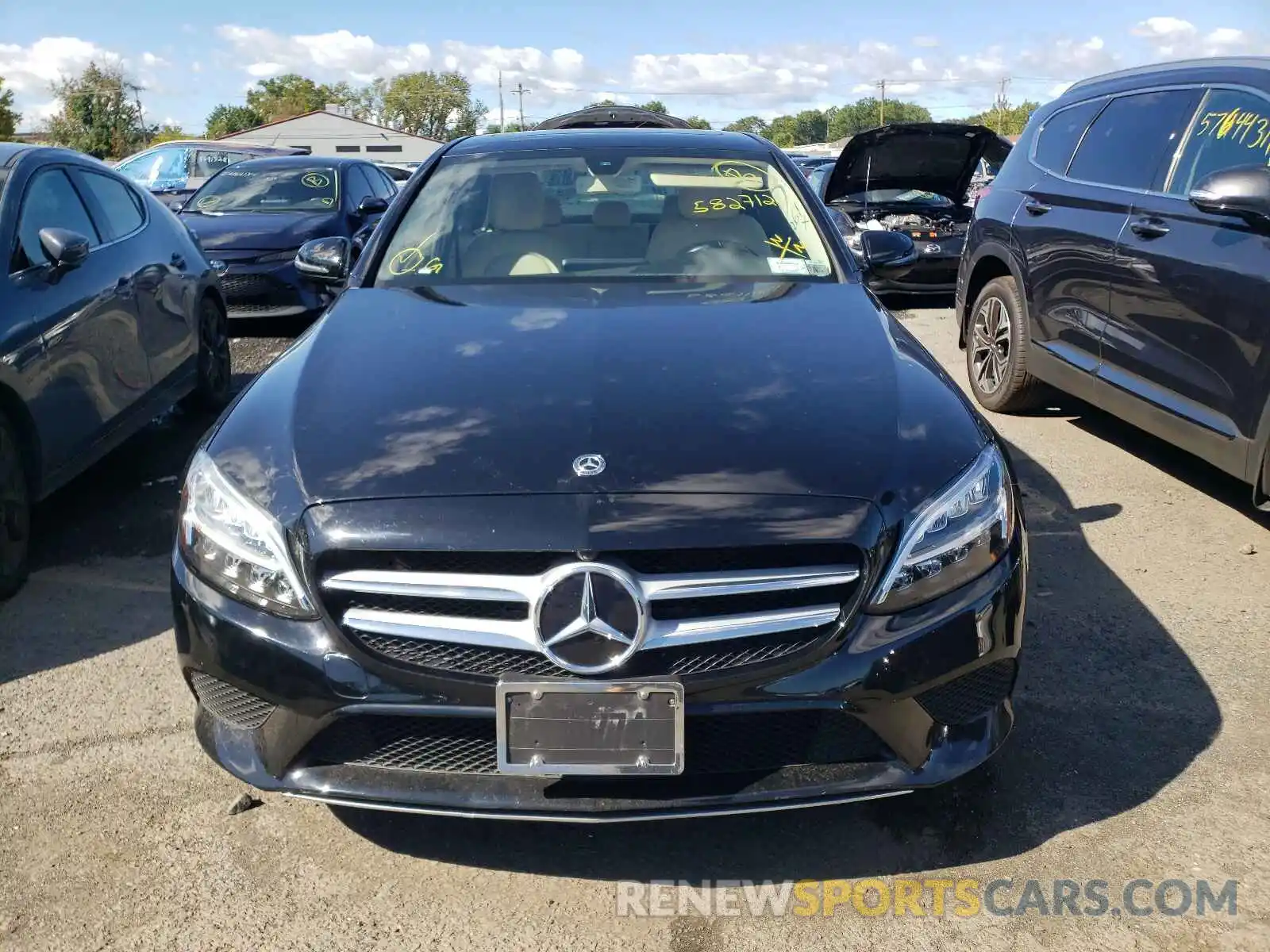 9 Photograph of a damaged car 55SWF8EB7KU283758 MERCEDES-BENZ C-CLASS 2019