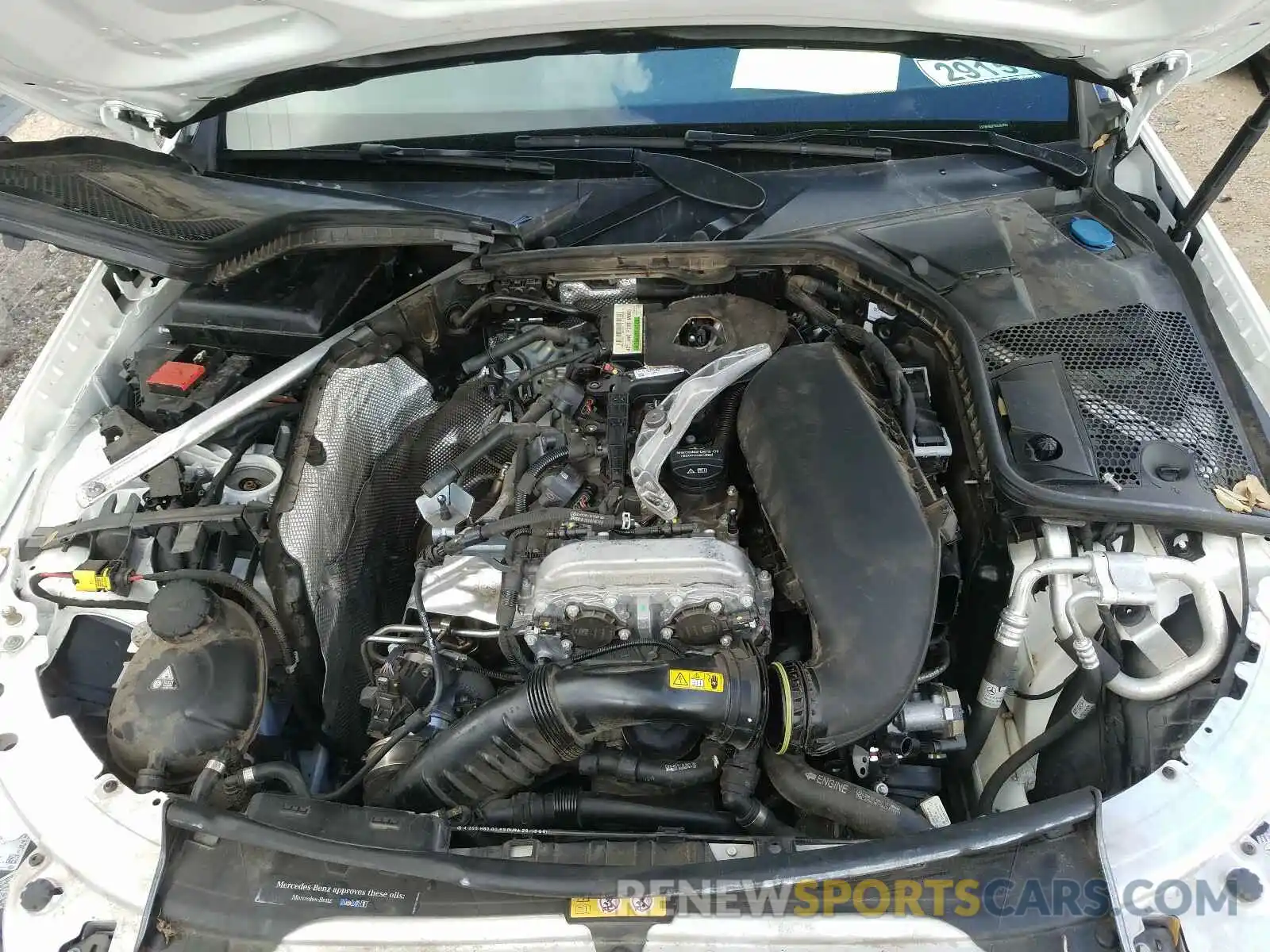 7 Photograph of a damaged car 55SWF8EB7KU286983 MERCEDES-BENZ C CLASS 2019