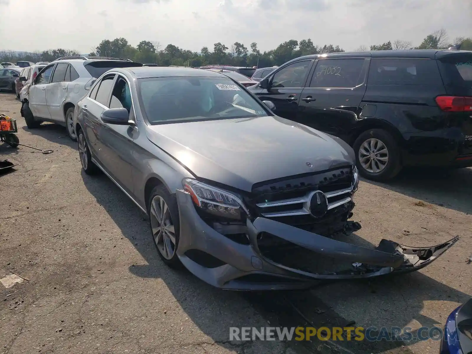 1 Photograph of a damaged car 55SWF8EB7KU290659 MERCEDES-BENZ C-CLASS 2019