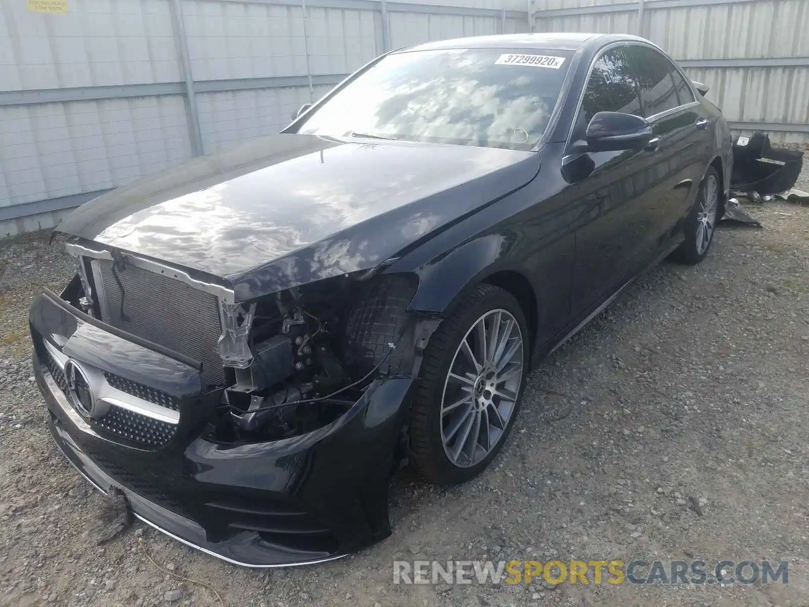 2 Photograph of a damaged car 55SWF8EB7KU293254 MERCEDES-BENZ C CLASS 2019