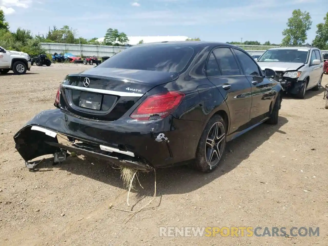 4 Photograph of a damaged car 55SWF8EB7KU300414 MERCEDES-BENZ C-CLASS 2019