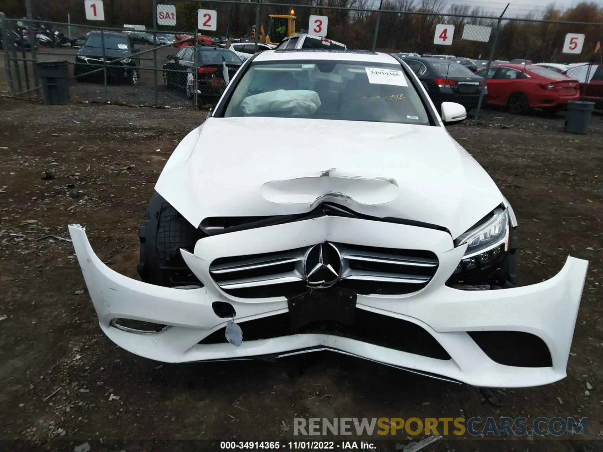 10 Photograph of a damaged car 55SWF8EB7KU305466 MERCEDES-BENZ C-CLASS 2019