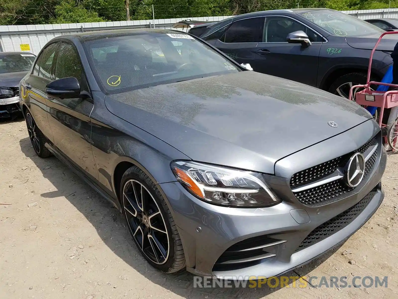 1 Photograph of a damaged car 55SWF8EB7KU309677 MERCEDES-BENZ C CLASS 2019