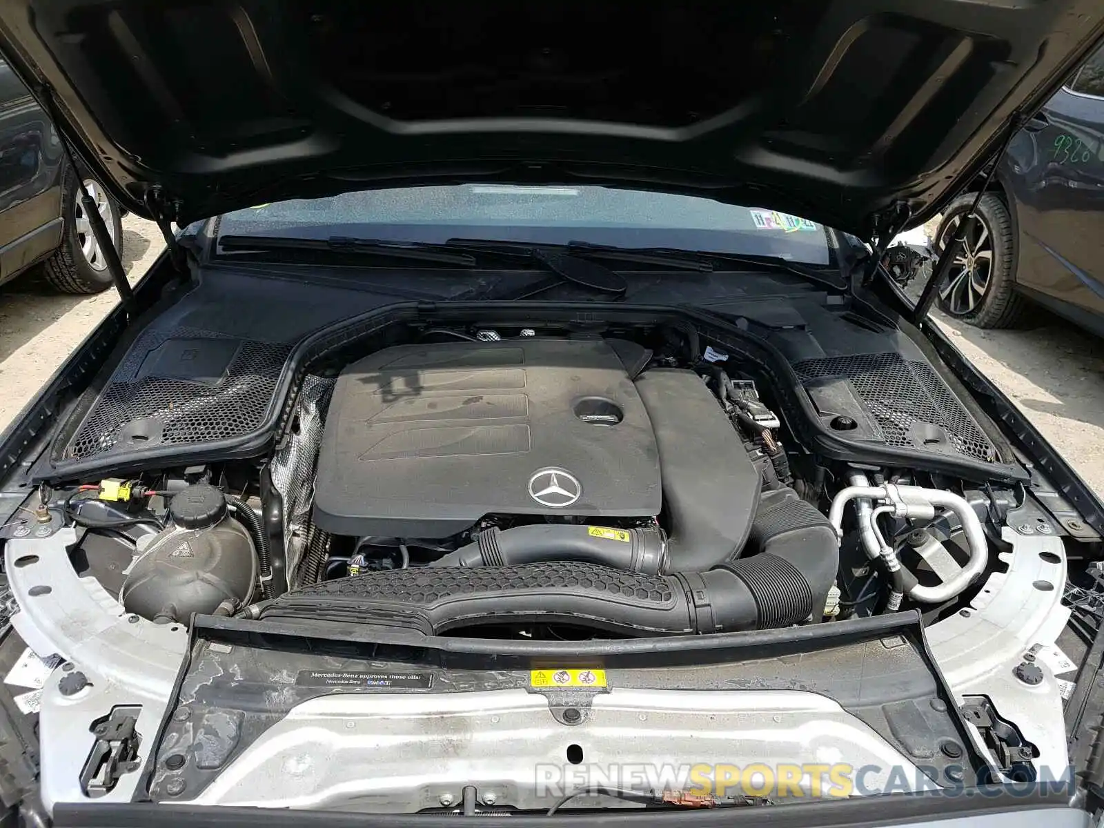 7 Photograph of a damaged car 55SWF8EB7KU309677 MERCEDES-BENZ C CLASS 2019