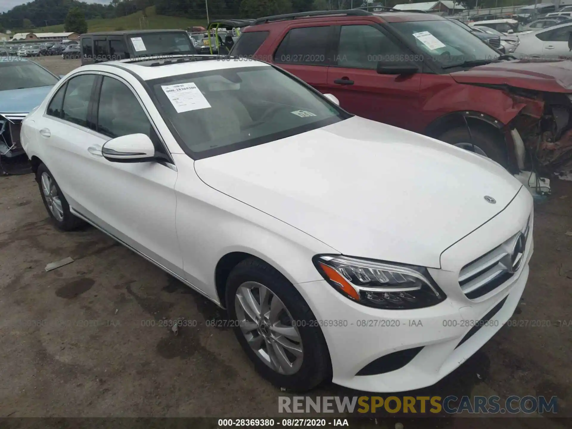 1 Photograph of a damaged car 55SWF8EB7KU310134 MERCEDES-BENZ C-CLASS 2019