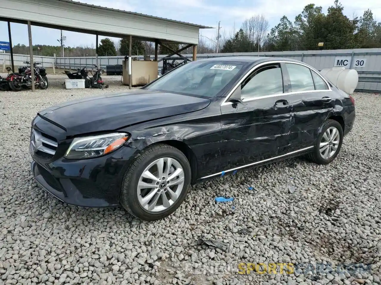 1 Photograph of a damaged car 55SWF8EB7KU310344 MERCEDES-BENZ C-CLASS 2019