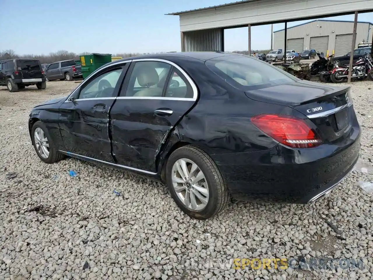 2 Photograph of a damaged car 55SWF8EB7KU310344 MERCEDES-BENZ C-CLASS 2019