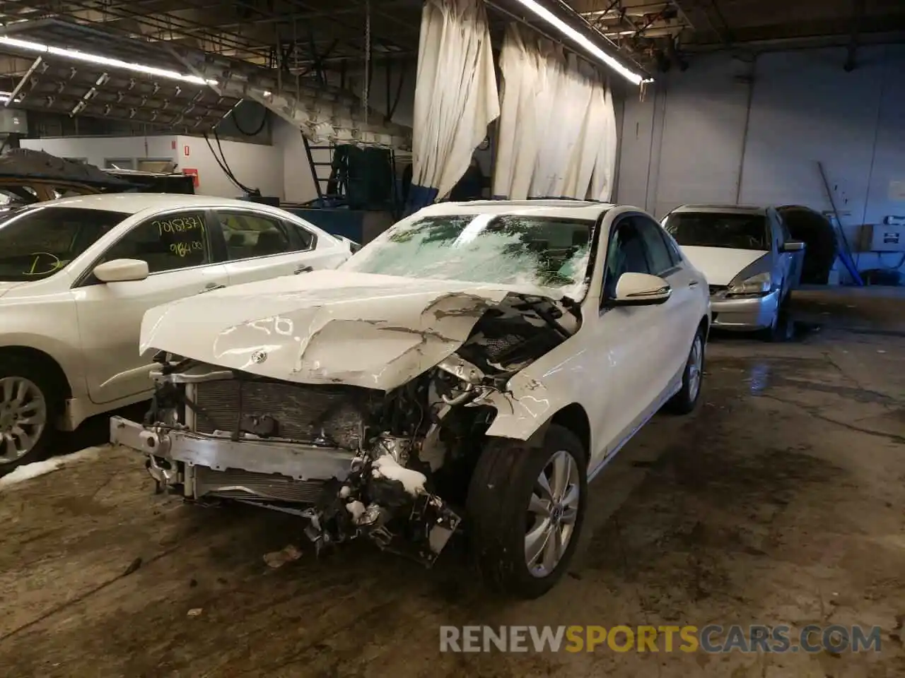 2 Photograph of a damaged car 55SWF8EB7KU310473 MERCEDES-BENZ C-CLASS 2019