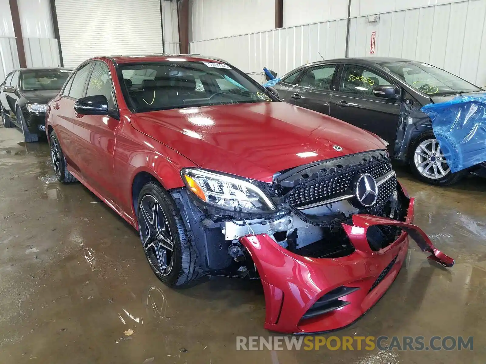 1 Photograph of a damaged car 55SWF8EB7KU314930 MERCEDES-BENZ C CLASS 2019