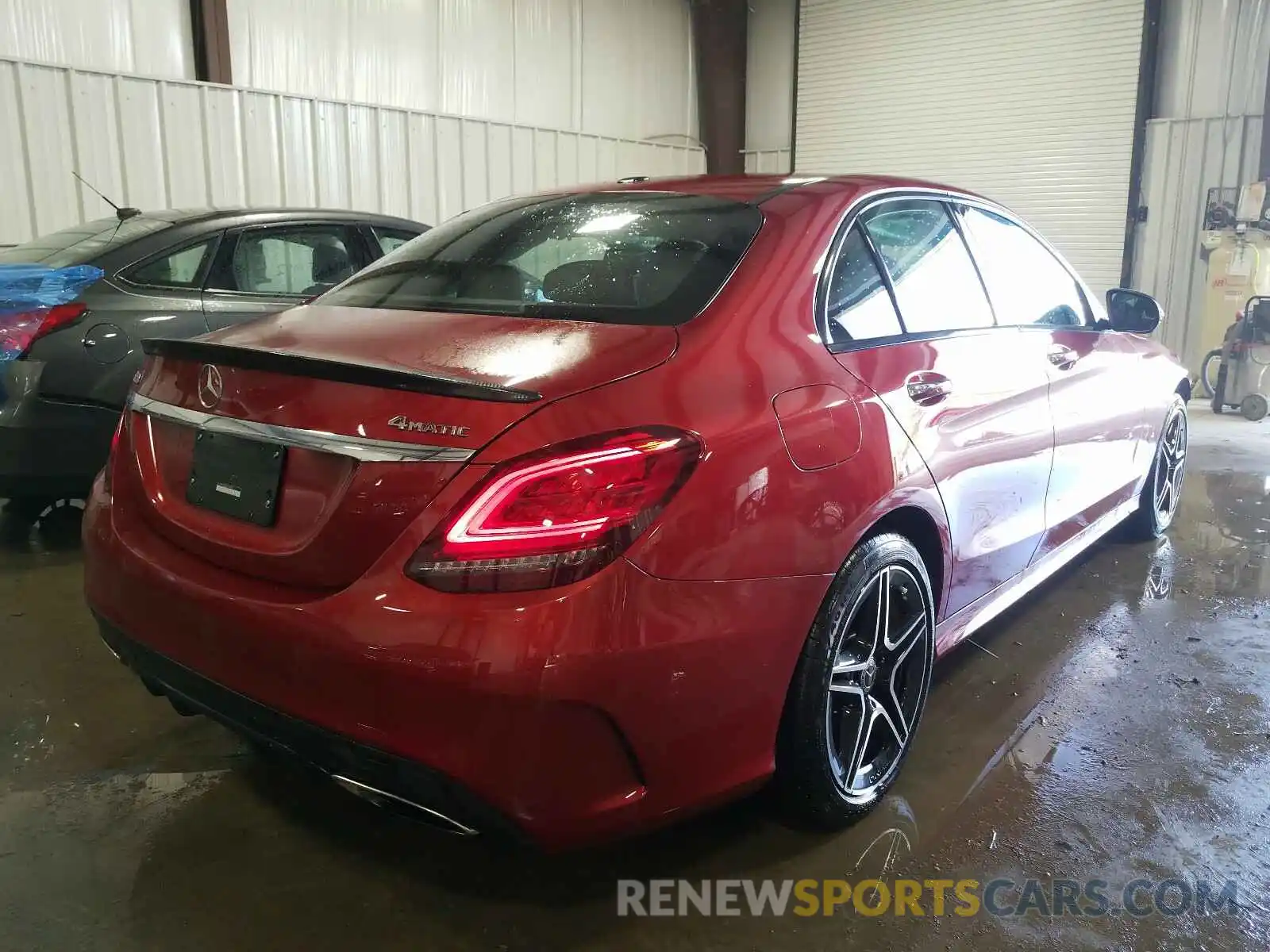 4 Photograph of a damaged car 55SWF8EB7KU314930 MERCEDES-BENZ C CLASS 2019