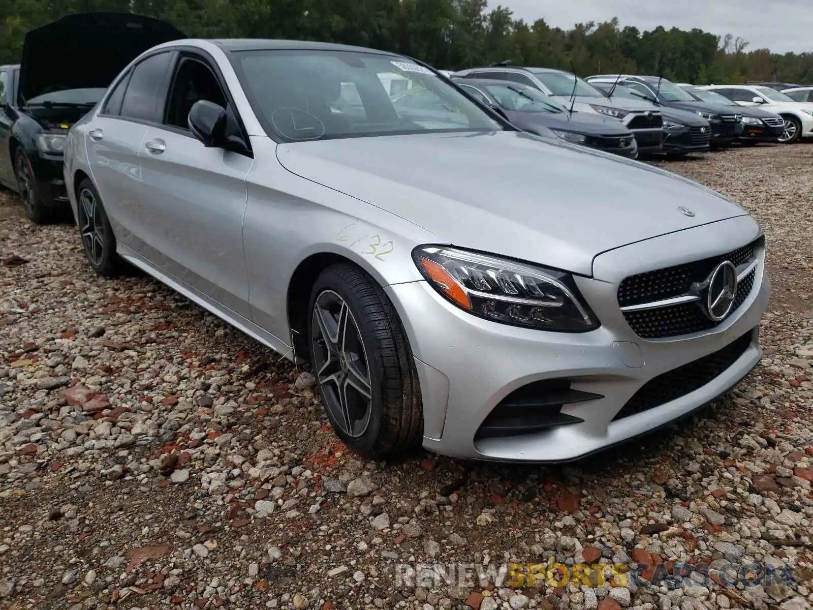 1 Photograph of a damaged car 55SWF8EB7KU315477 MERCEDES-BENZ C-CLASS 2019