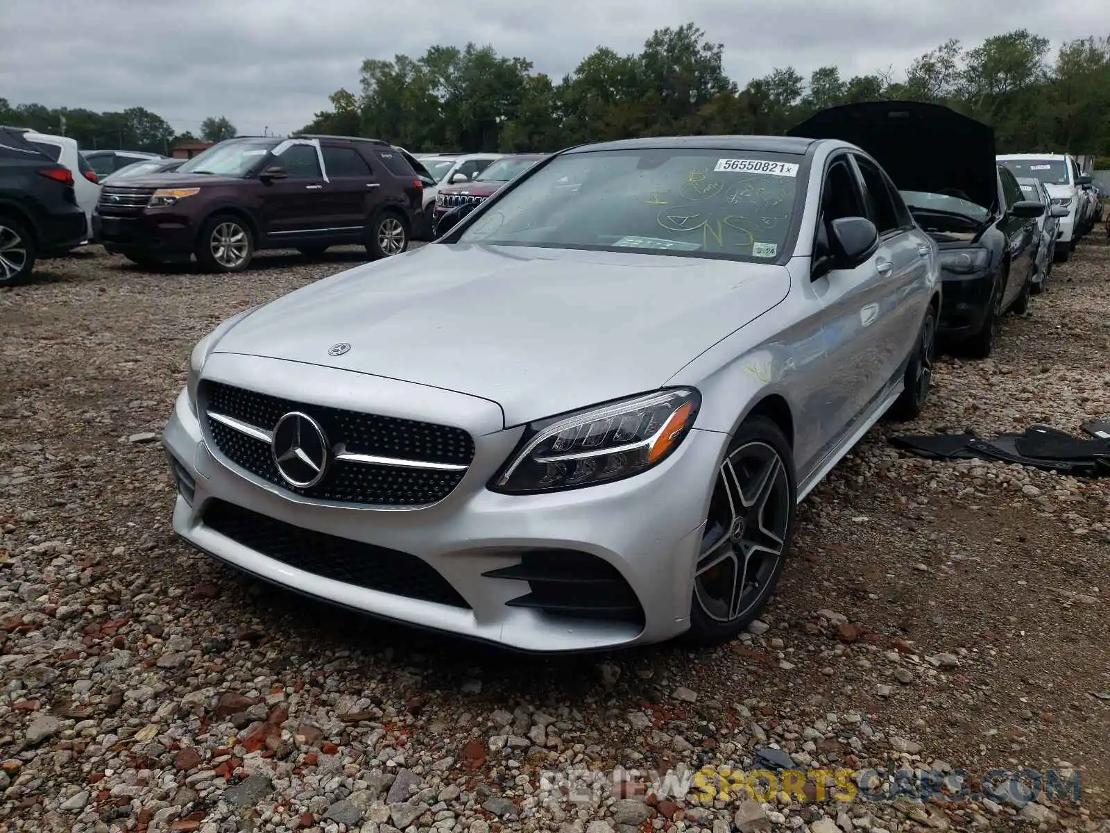 2 Photograph of a damaged car 55SWF8EB7KU315477 MERCEDES-BENZ C-CLASS 2019