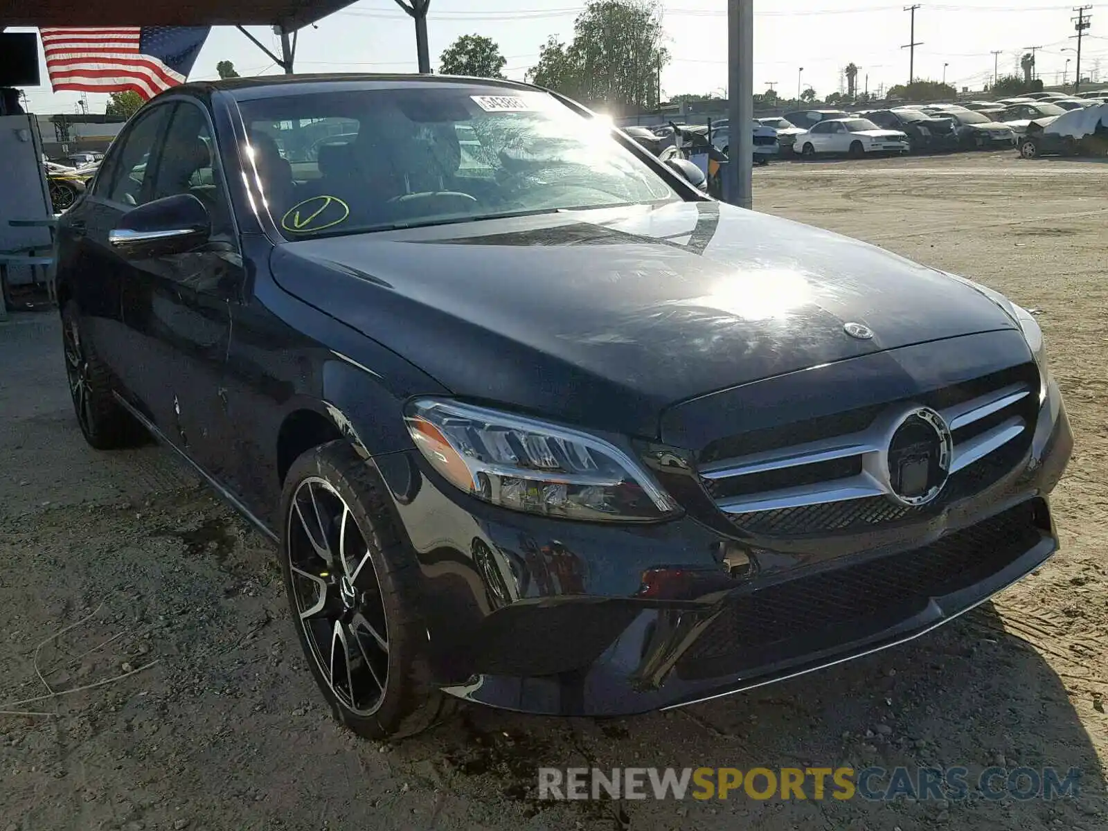 1 Photograph of a damaged car 55SWF8EB7KU315785 MERCEDES-BENZ C CLASS 2019