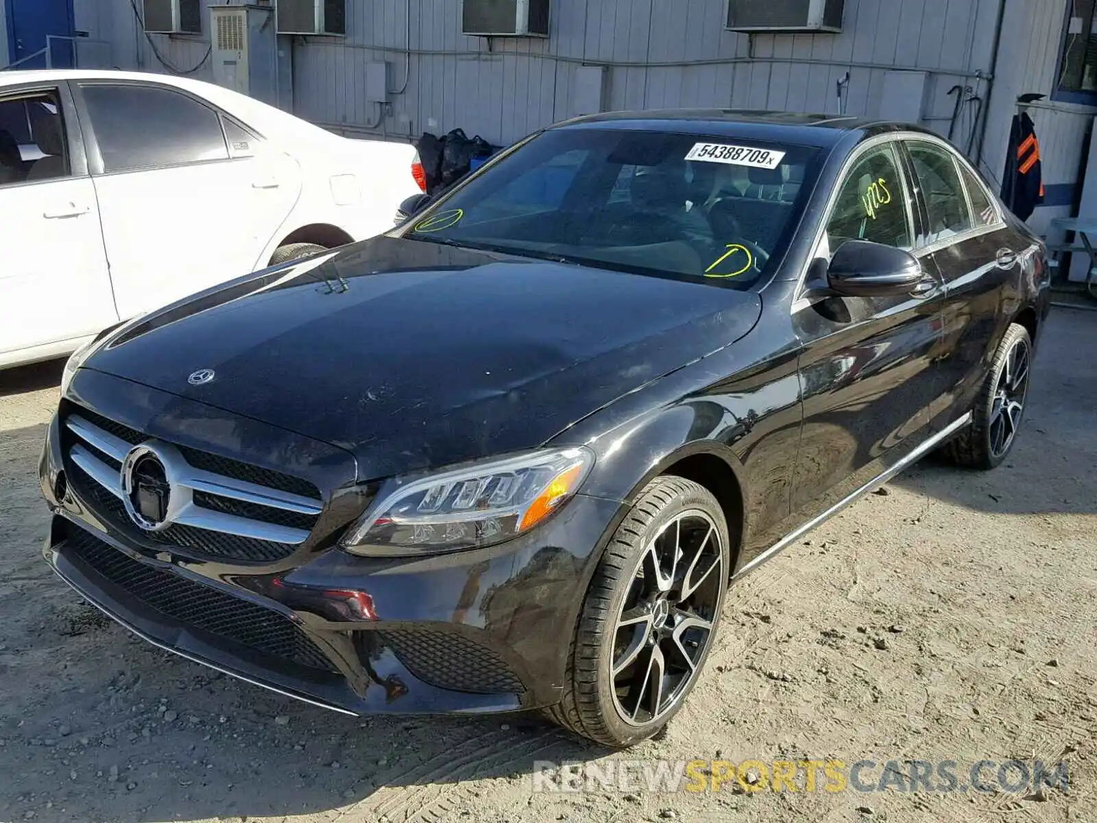 2 Photograph of a damaged car 55SWF8EB7KU315785 MERCEDES-BENZ C CLASS 2019