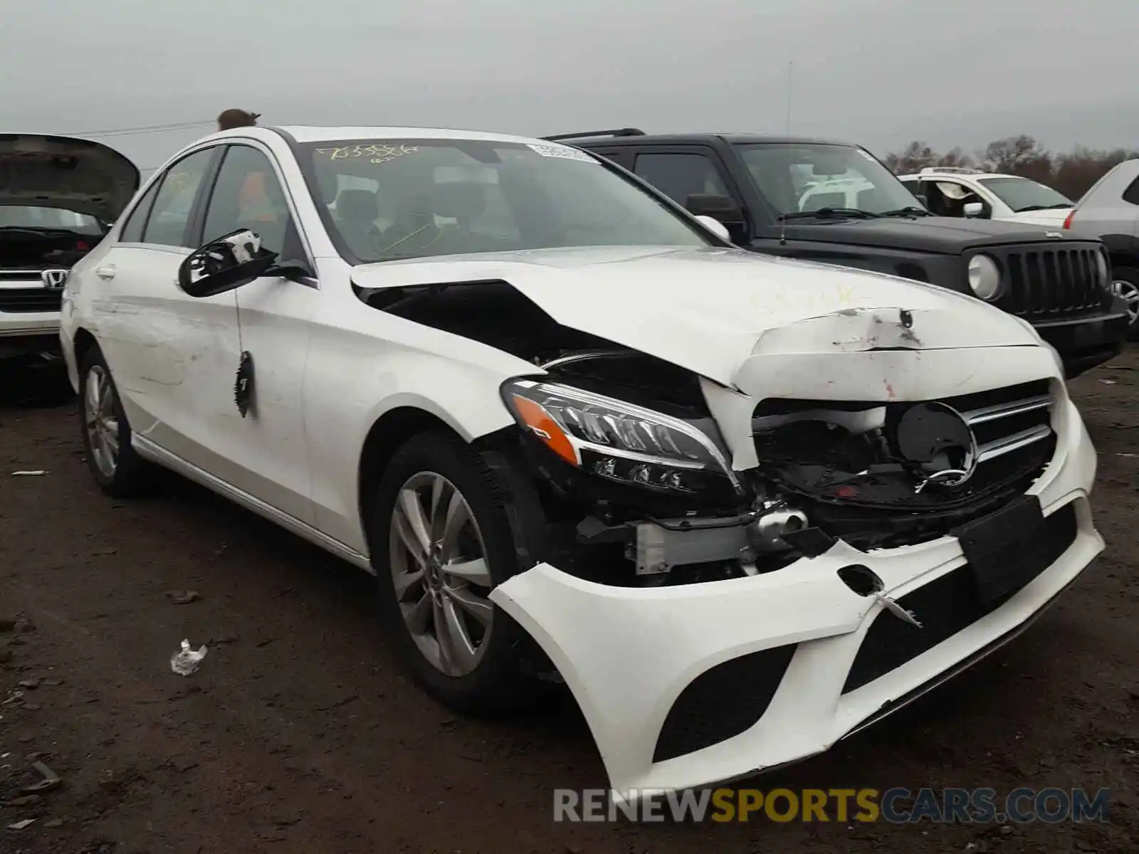 1 Photograph of a damaged car 55SWF8EB7KU316600 MERCEDES-BENZ C CLASS 2019