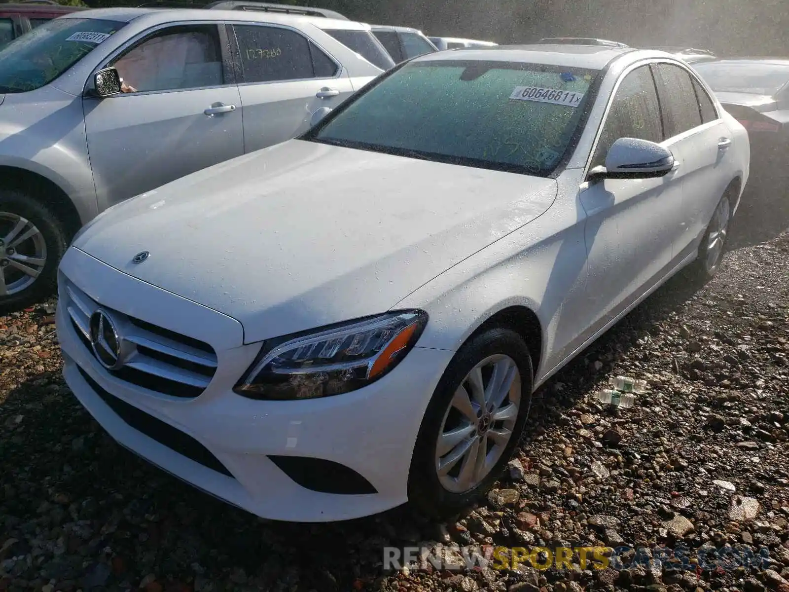 2 Photograph of a damaged car 55SWF8EB7KU318184 MERCEDES-BENZ C-CLASS 2019