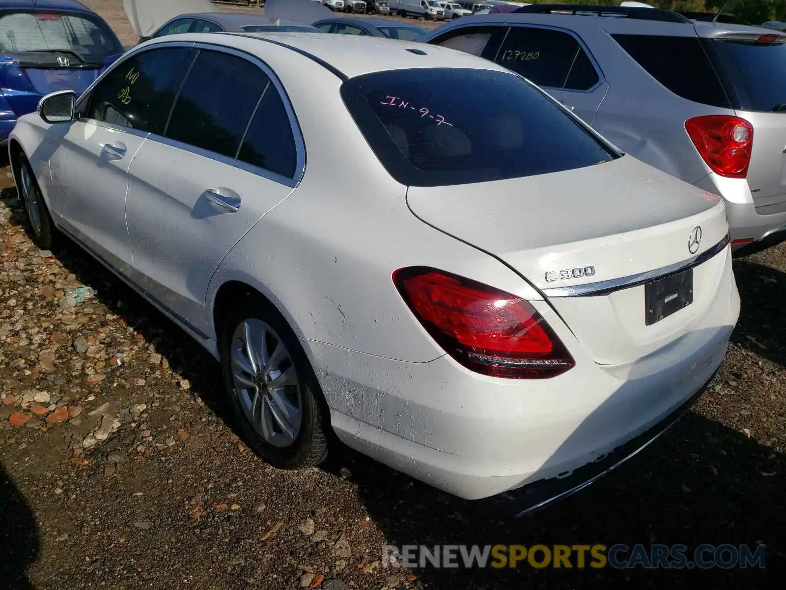 3 Photograph of a damaged car 55SWF8EB7KU318184 MERCEDES-BENZ C-CLASS 2019