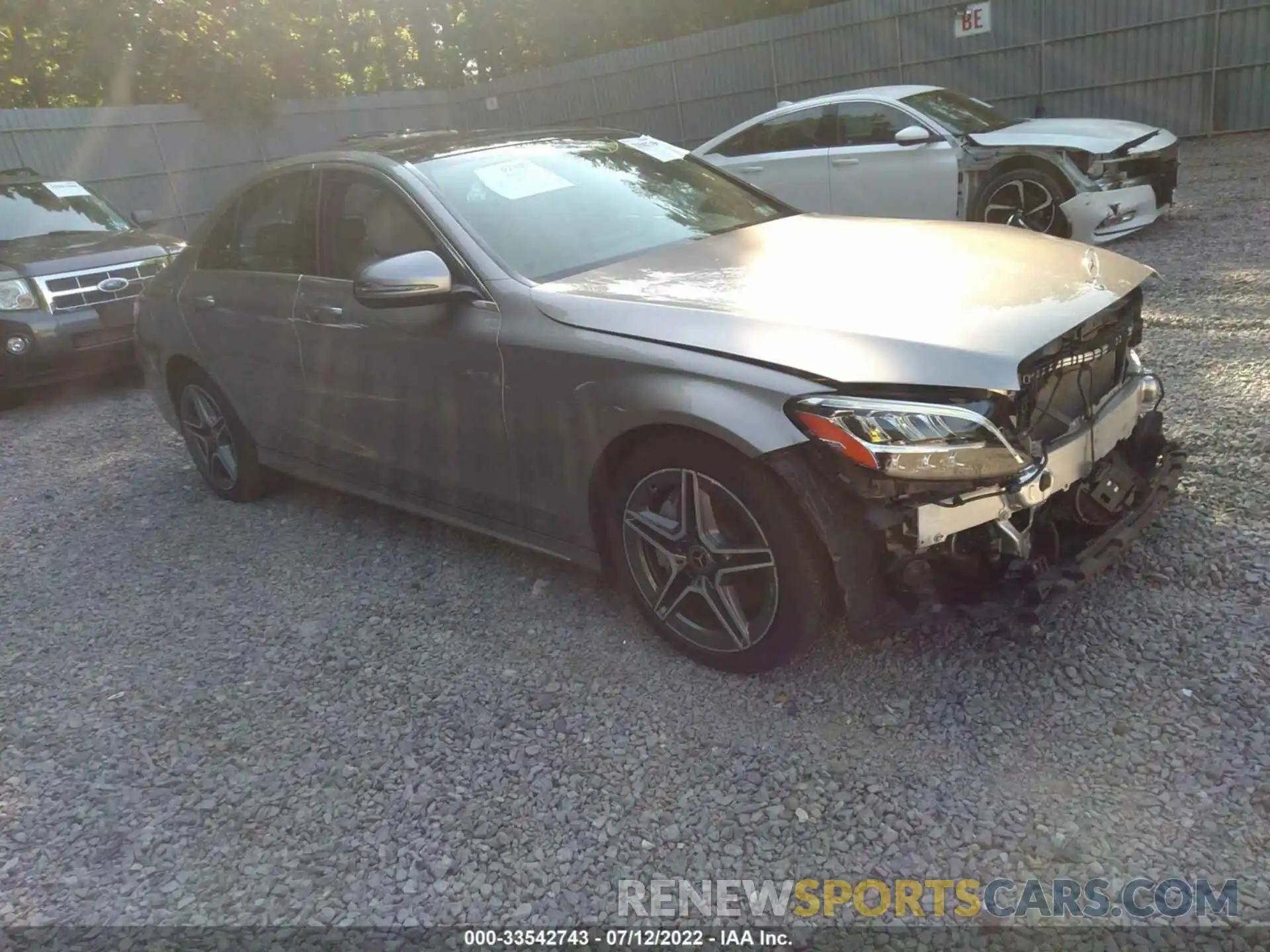 1 Photograph of a damaged car 55SWF8EB7KU319836 MERCEDES-BENZ C-CLASS 2019