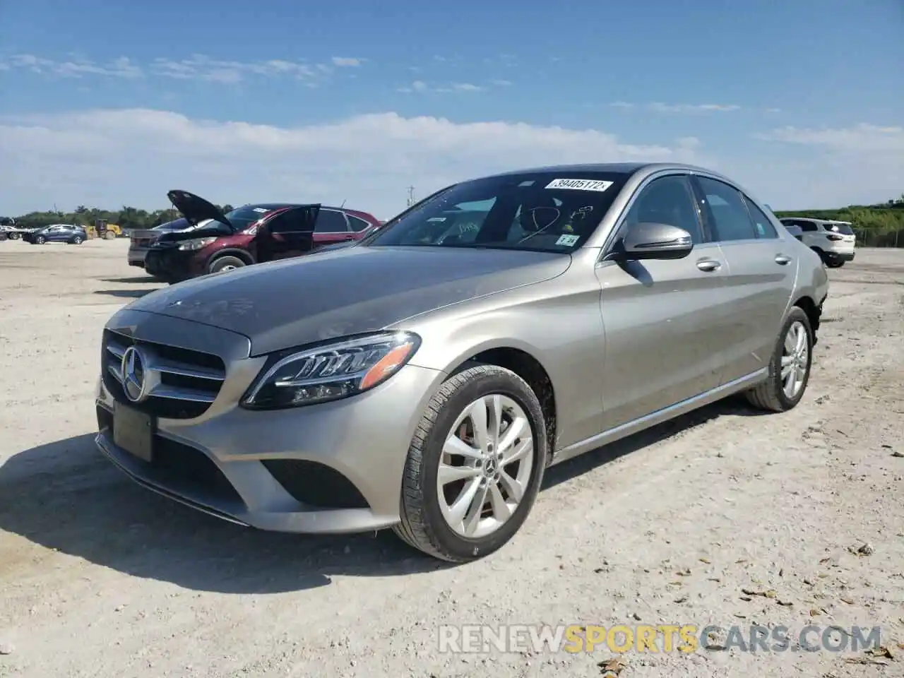 2 Photograph of a damaged car 55SWF8EB7KU321182 MERCEDES-BENZ C-CLASS 2019