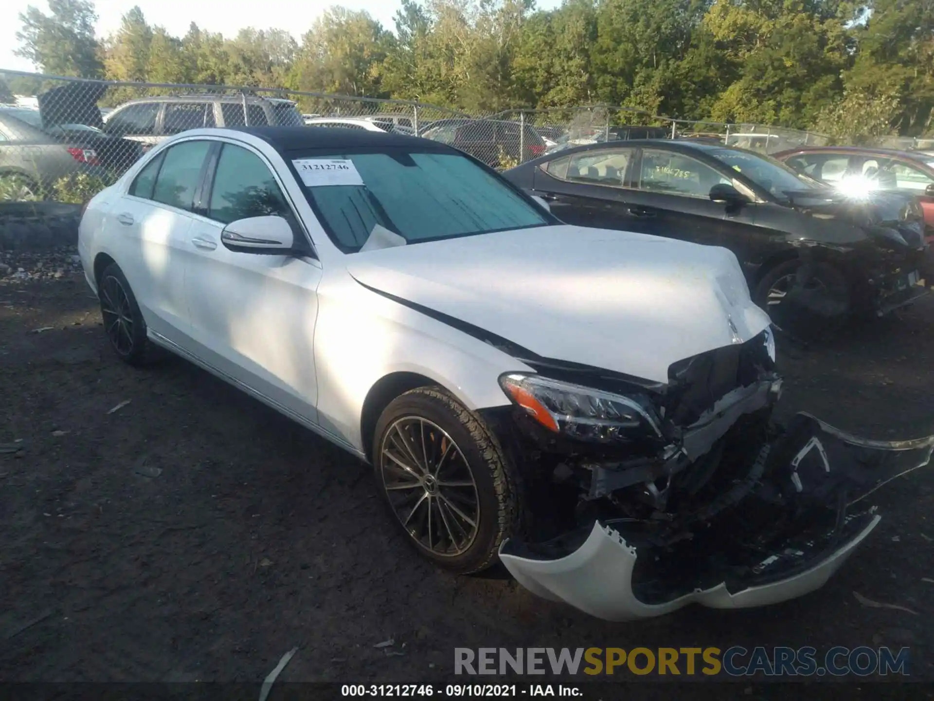 1 Photograph of a damaged car 55SWF8EB7KU321392 MERCEDES-BENZ C-CLASS 2019