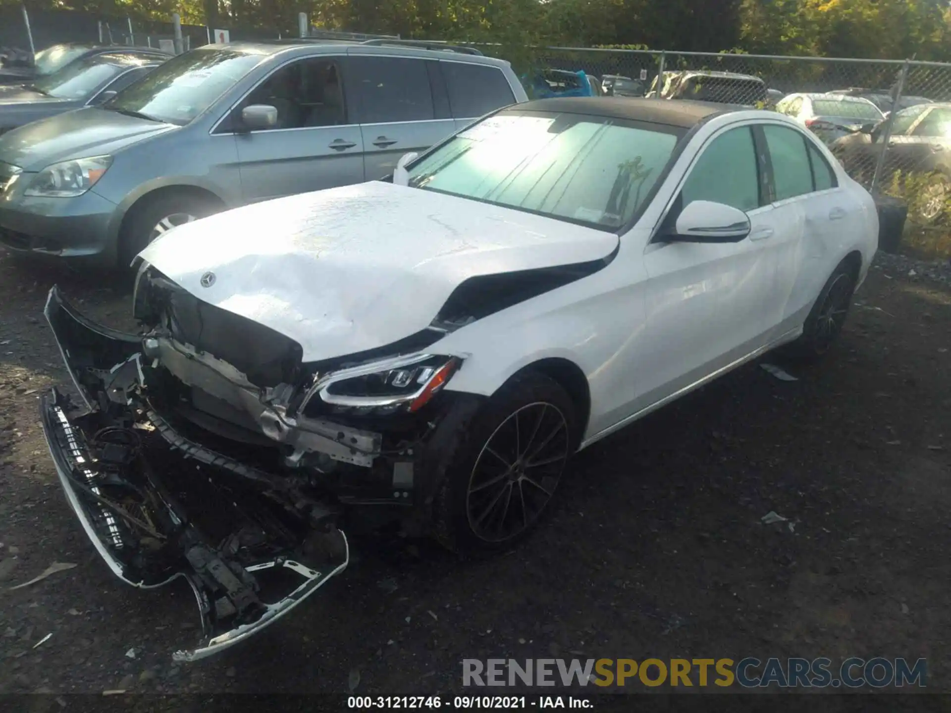 2 Photograph of a damaged car 55SWF8EB7KU321392 MERCEDES-BENZ C-CLASS 2019