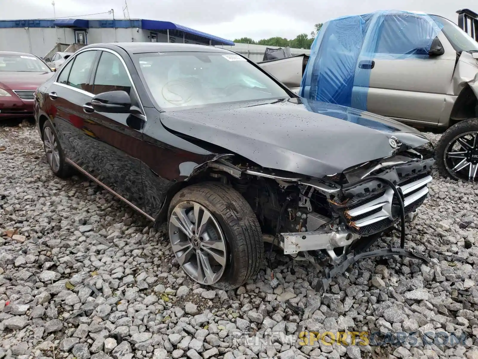 1 Photograph of a damaged car 55SWF8EB8KU286085 MERCEDES-BENZ C-CLASS 2019