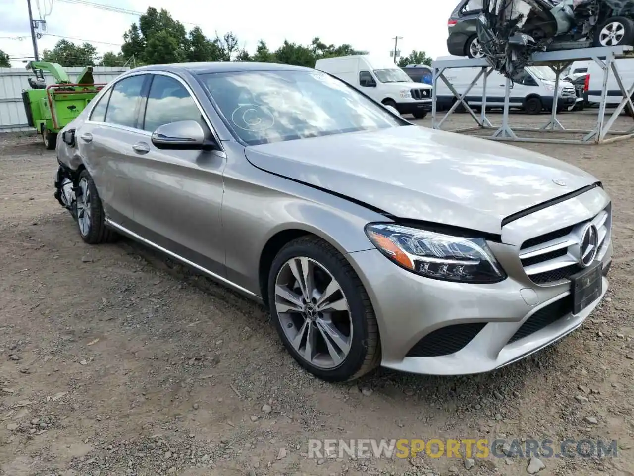 1 Photograph of a damaged car 55SWF8EB8KU288340 MERCEDES-BENZ C-CLASS 2019