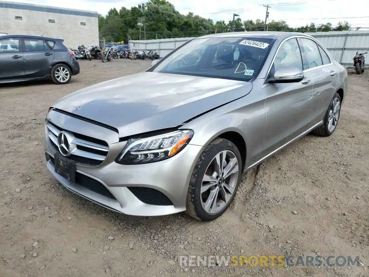 2 Photograph of a damaged car 55SWF8EB8KU288340 MERCEDES-BENZ C-CLASS 2019