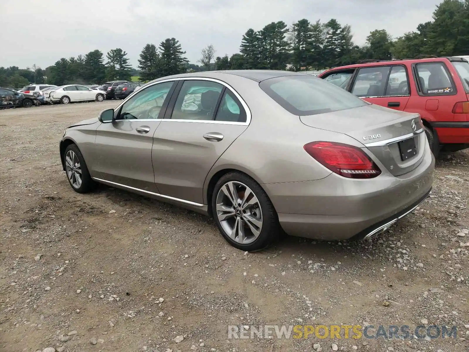 3 Photograph of a damaged car 55SWF8EB8KU290895 MERCEDES-BENZ C CLASS 2019