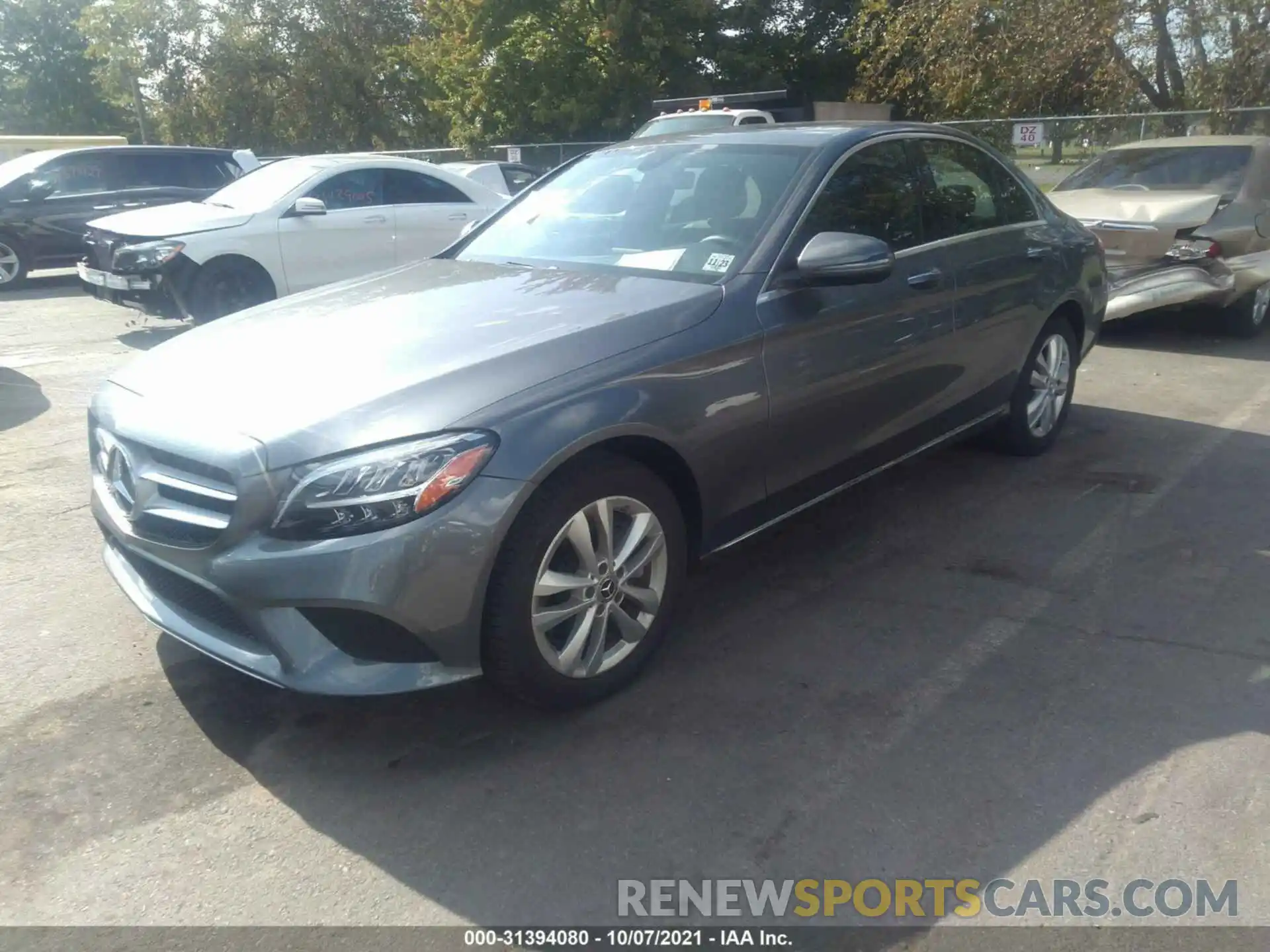 2 Photograph of a damaged car 55SWF8EB8KU291366 MERCEDES-BENZ C-CLASS 2019