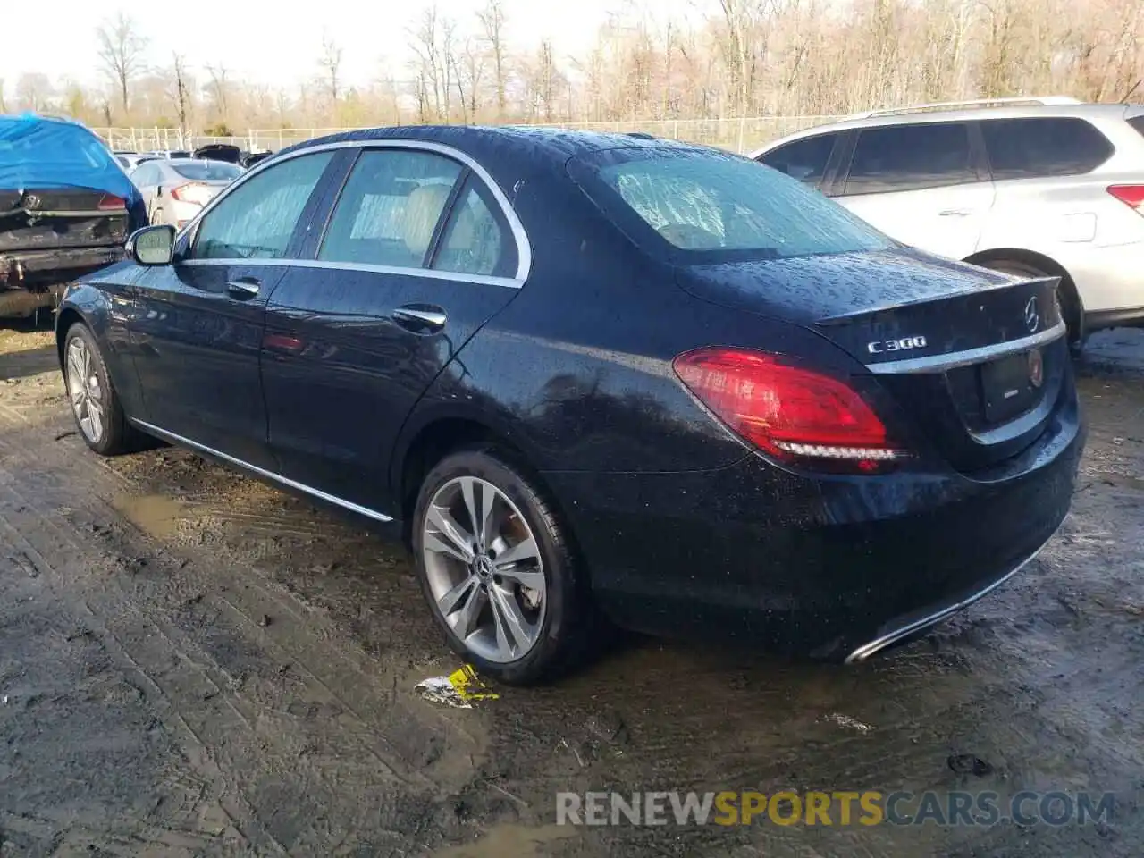 2 Photograph of a damaged car 55SWF8EB8KU293392 MERCEDES-BENZ C-CLASS 2019