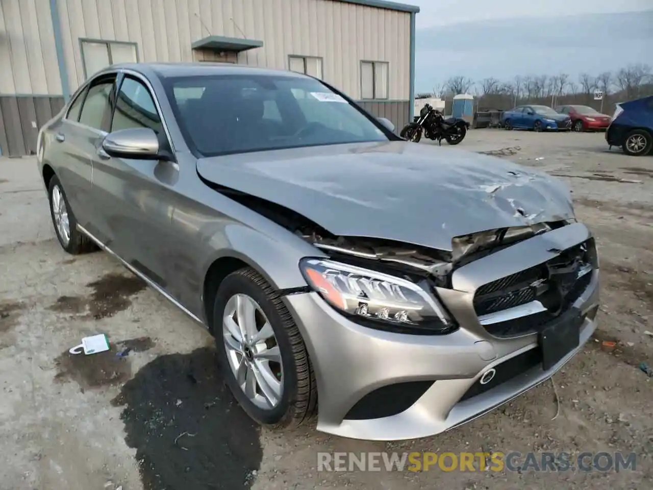 1 Photograph of a damaged car 55SWF8EB8KU299466 MERCEDES-BENZ C-CLASS 2019