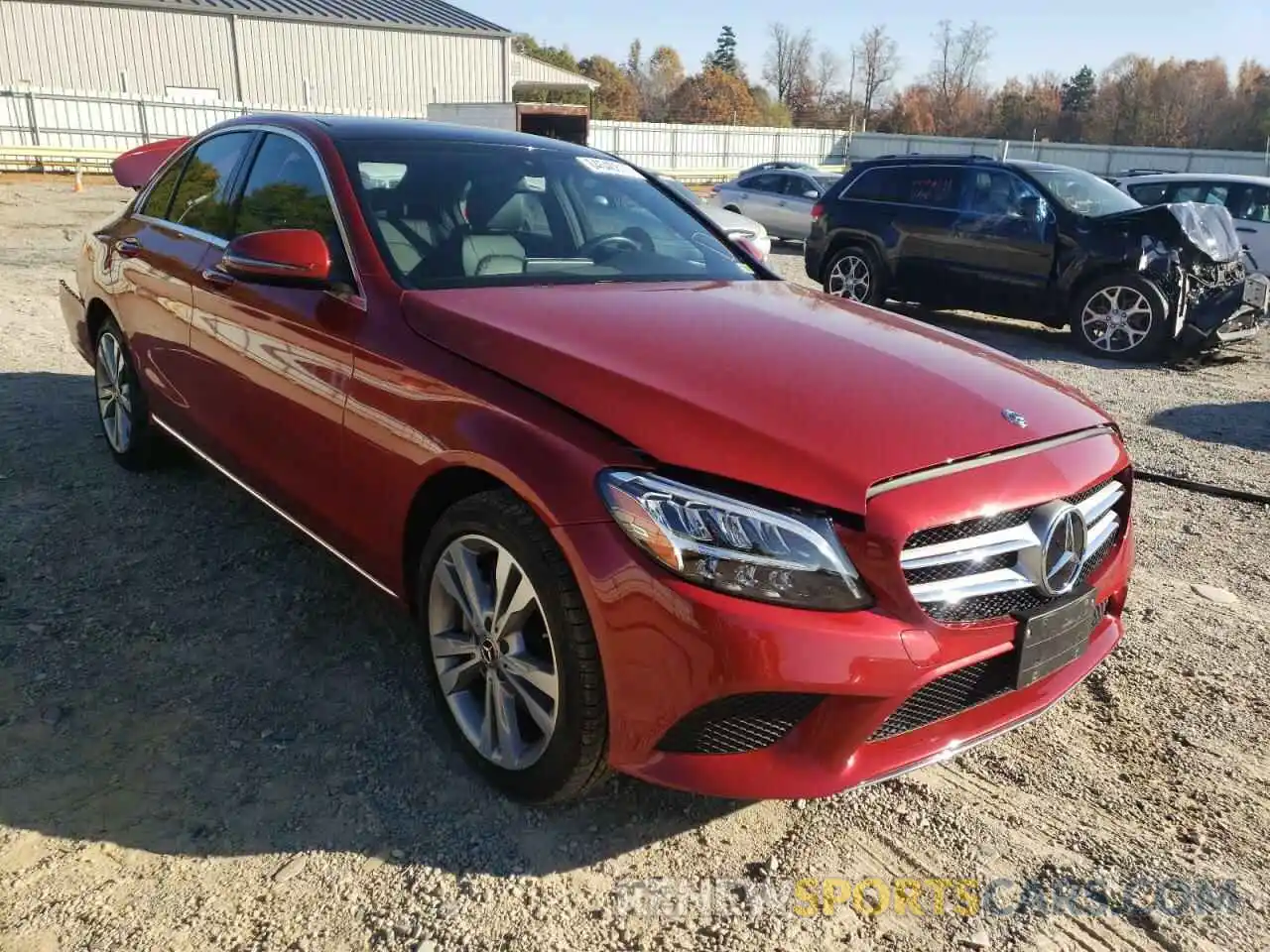 1 Photograph of a damaged car 55SWF8EB8KU301202 MERCEDES-BENZ C-CLASS 2019