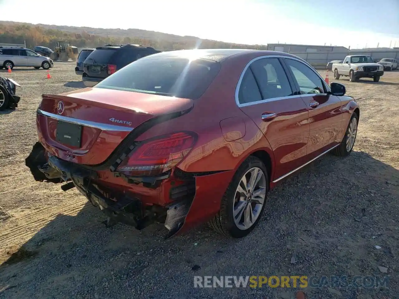 4 Photograph of a damaged car 55SWF8EB8KU301202 MERCEDES-BENZ C-CLASS 2019