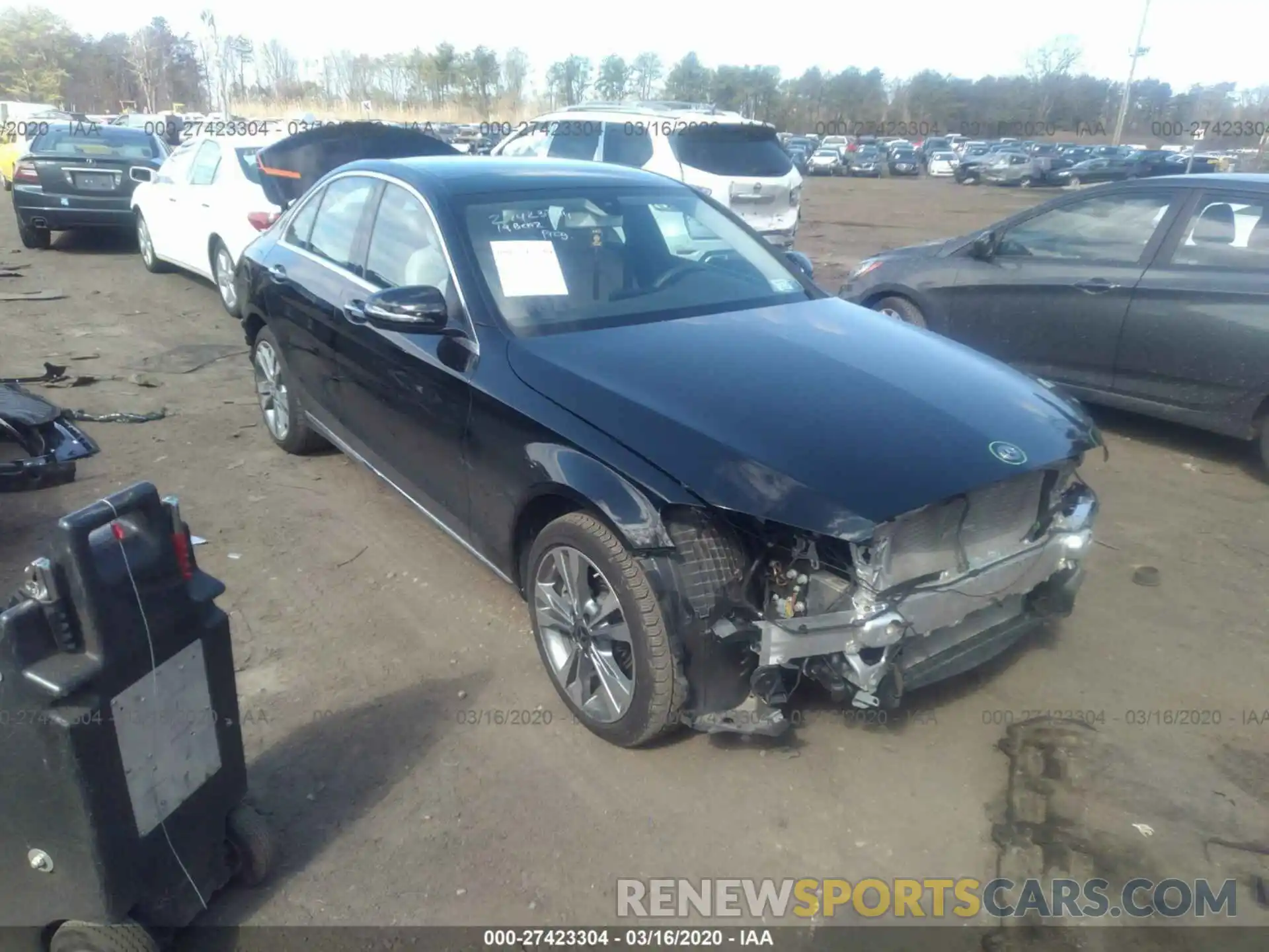 1 Photograph of a damaged car 55SWF8EB8KU304584 MERCEDES-BENZ C-CLASS 2019