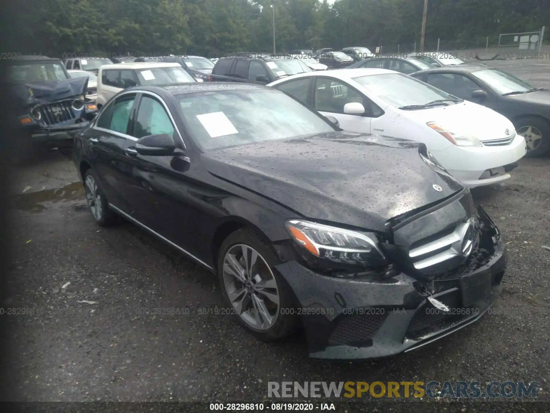 1 Photograph of a damaged car 55SWF8EB8KU306061 MERCEDES-BENZ C-CLASS 2019