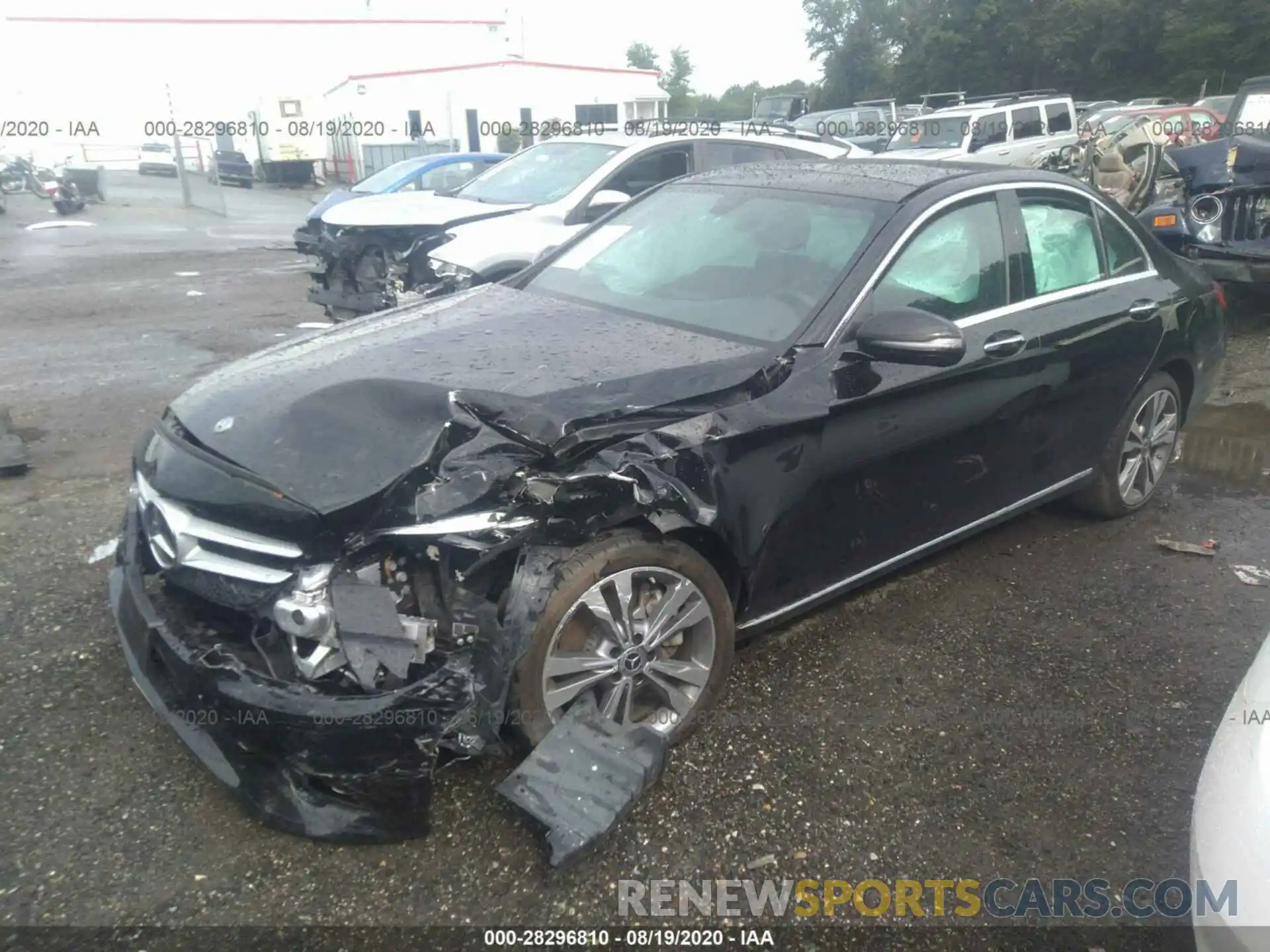 2 Photograph of a damaged car 55SWF8EB8KU306061 MERCEDES-BENZ C-CLASS 2019