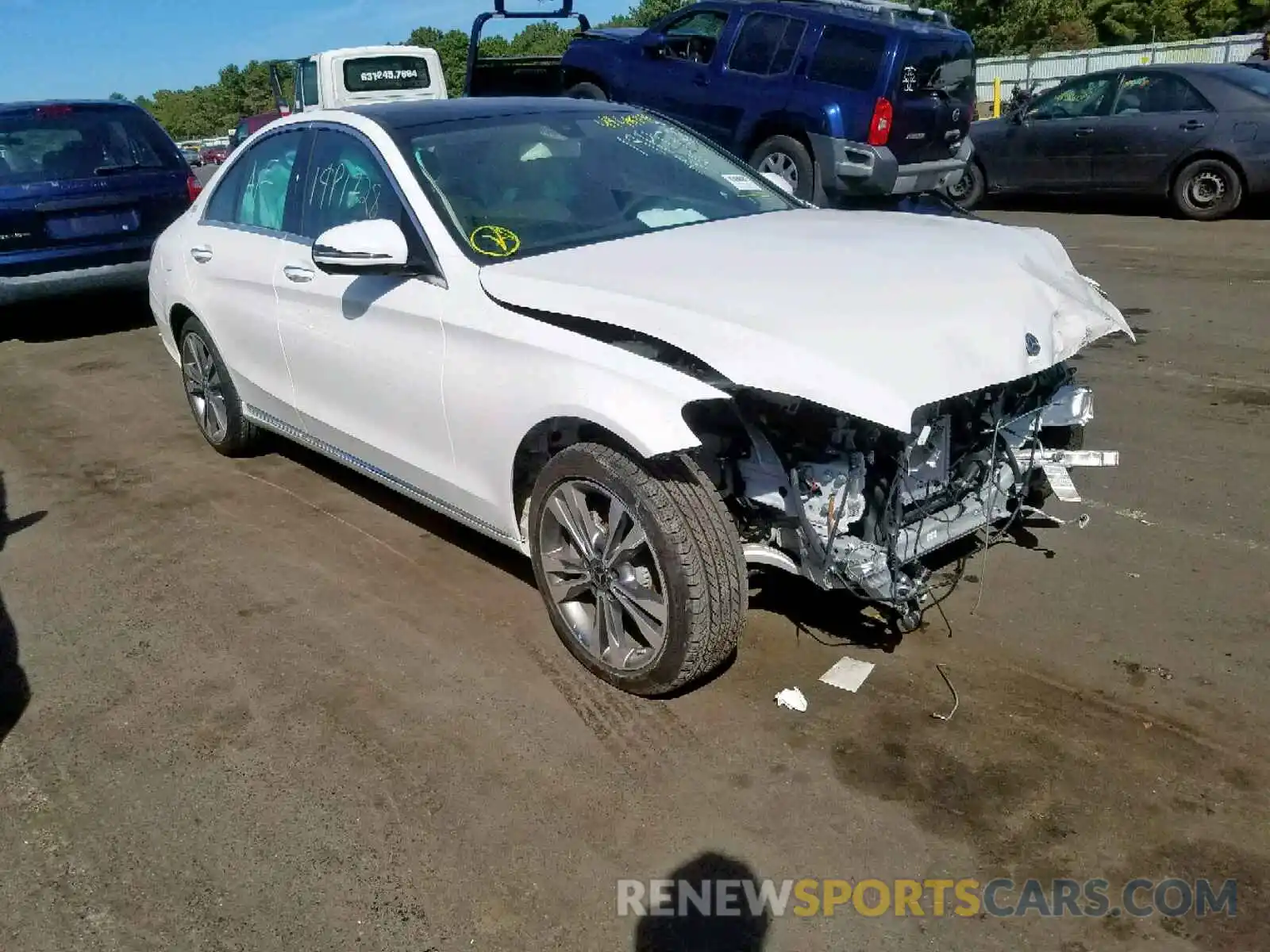 1 Photograph of a damaged car 55SWF8EB8KU306433 MERCEDES-BENZ C CLASS 2019