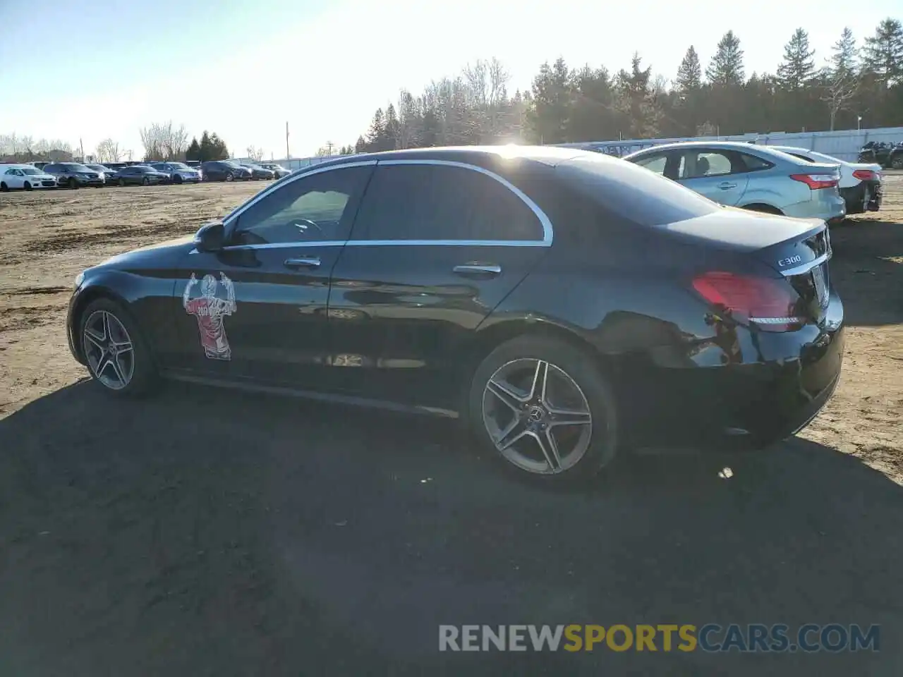 2 Photograph of a damaged car 55SWF8EB8KU307436 MERCEDES-BENZ C-CLASS 2019