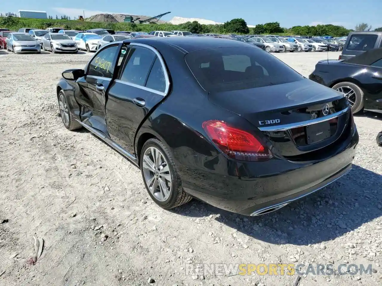 3 Photograph of a damaged car 55SWF8EB8KU308103 MERCEDES-BENZ C-CLASS 2019