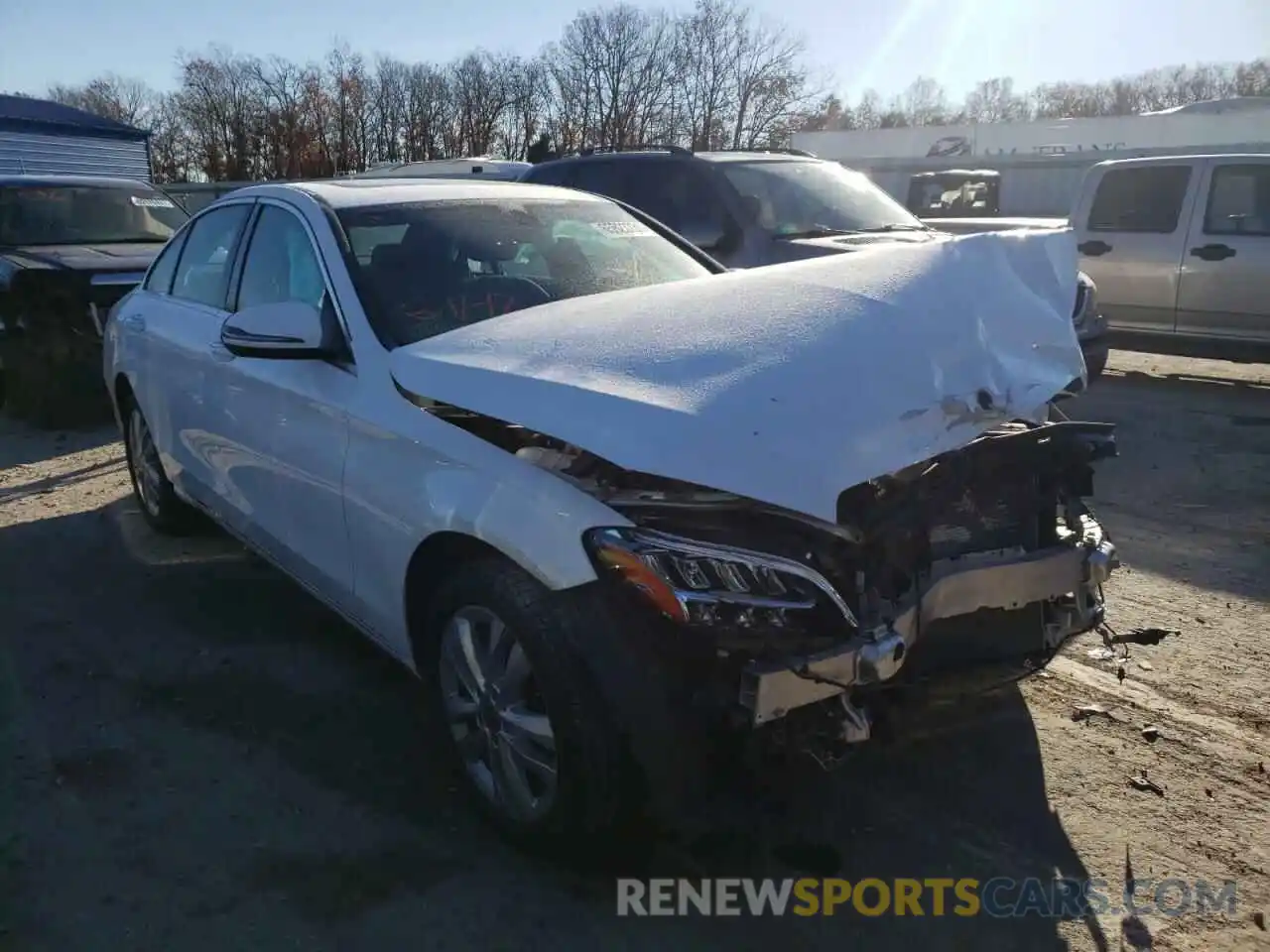 1 Photograph of a damaged car 55SWF8EB8KU309512 MERCEDES-BENZ C-CLASS 2019