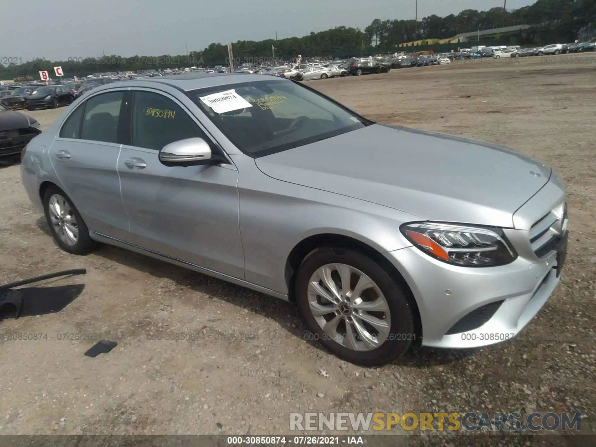 1 Photograph of a damaged car 55SWF8EB8KU313110 MERCEDES-BENZ C-CLASS 2019