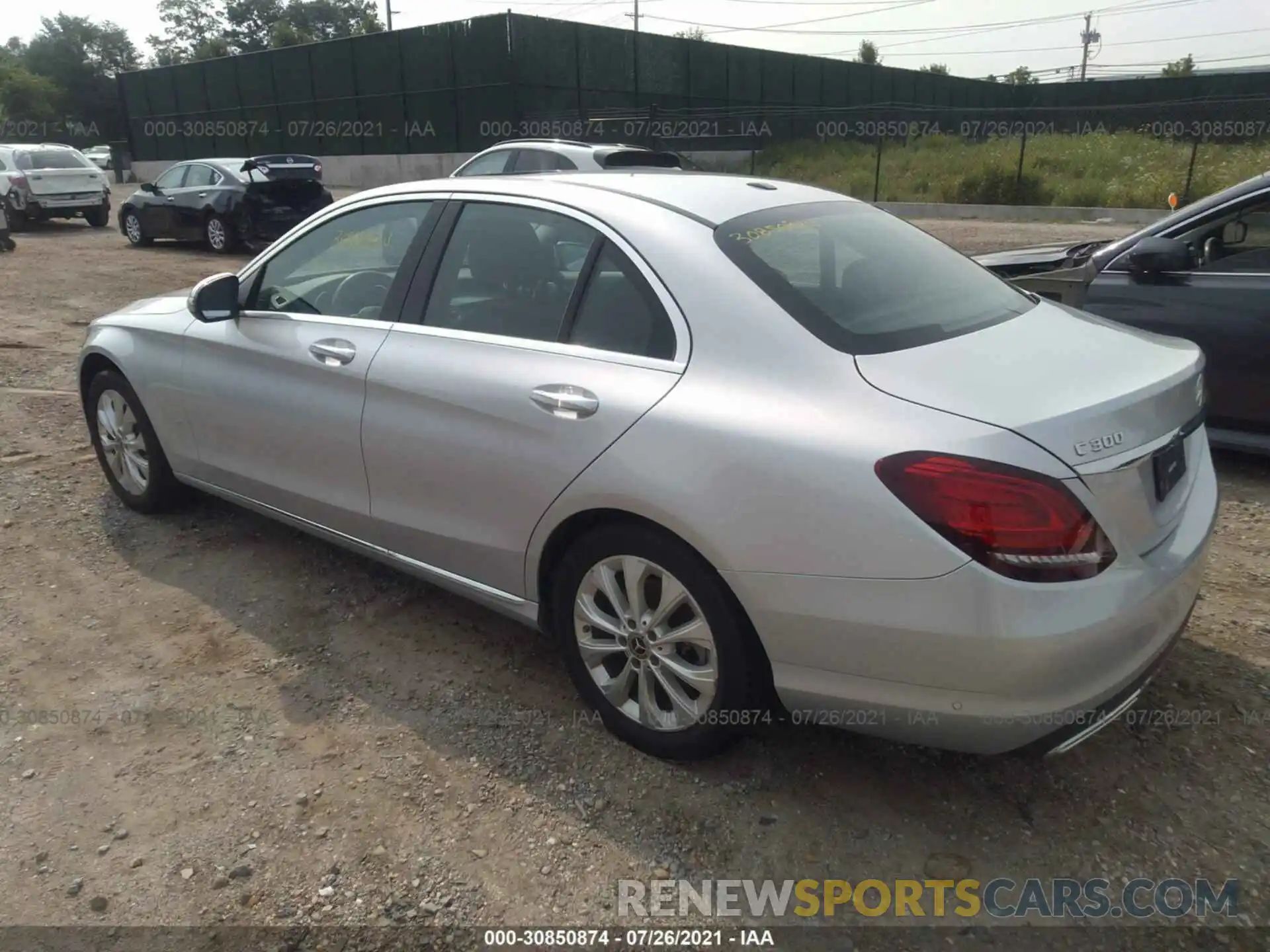 3 Photograph of a damaged car 55SWF8EB8KU313110 MERCEDES-BENZ C-CLASS 2019