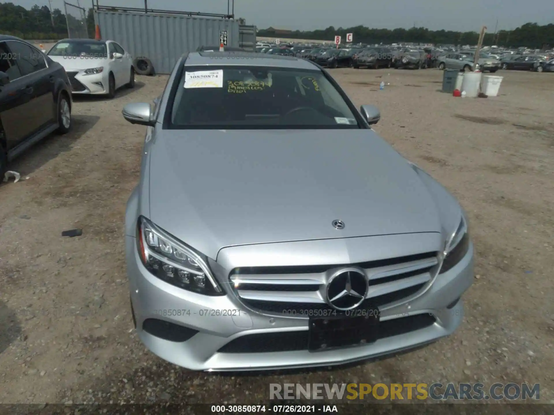 6 Photograph of a damaged car 55SWF8EB8KU313110 MERCEDES-BENZ C-CLASS 2019