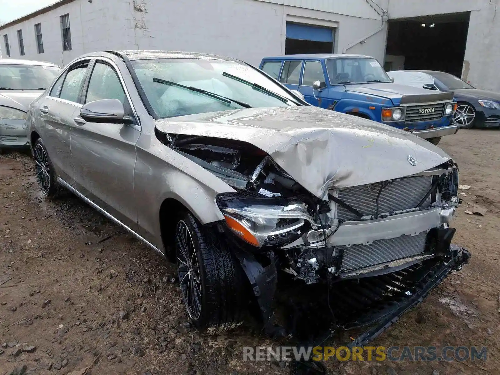 1 Photograph of a damaged car 55SWF8EB8KU313334 MERCEDES-BENZ C CLASS 2019