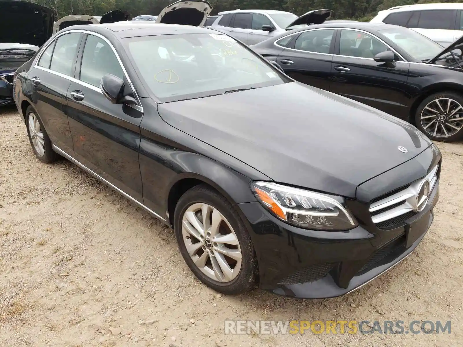 1 Photograph of a damaged car 55SWF8EB8KU313690 MERCEDES-BENZ C-CLASS 2019