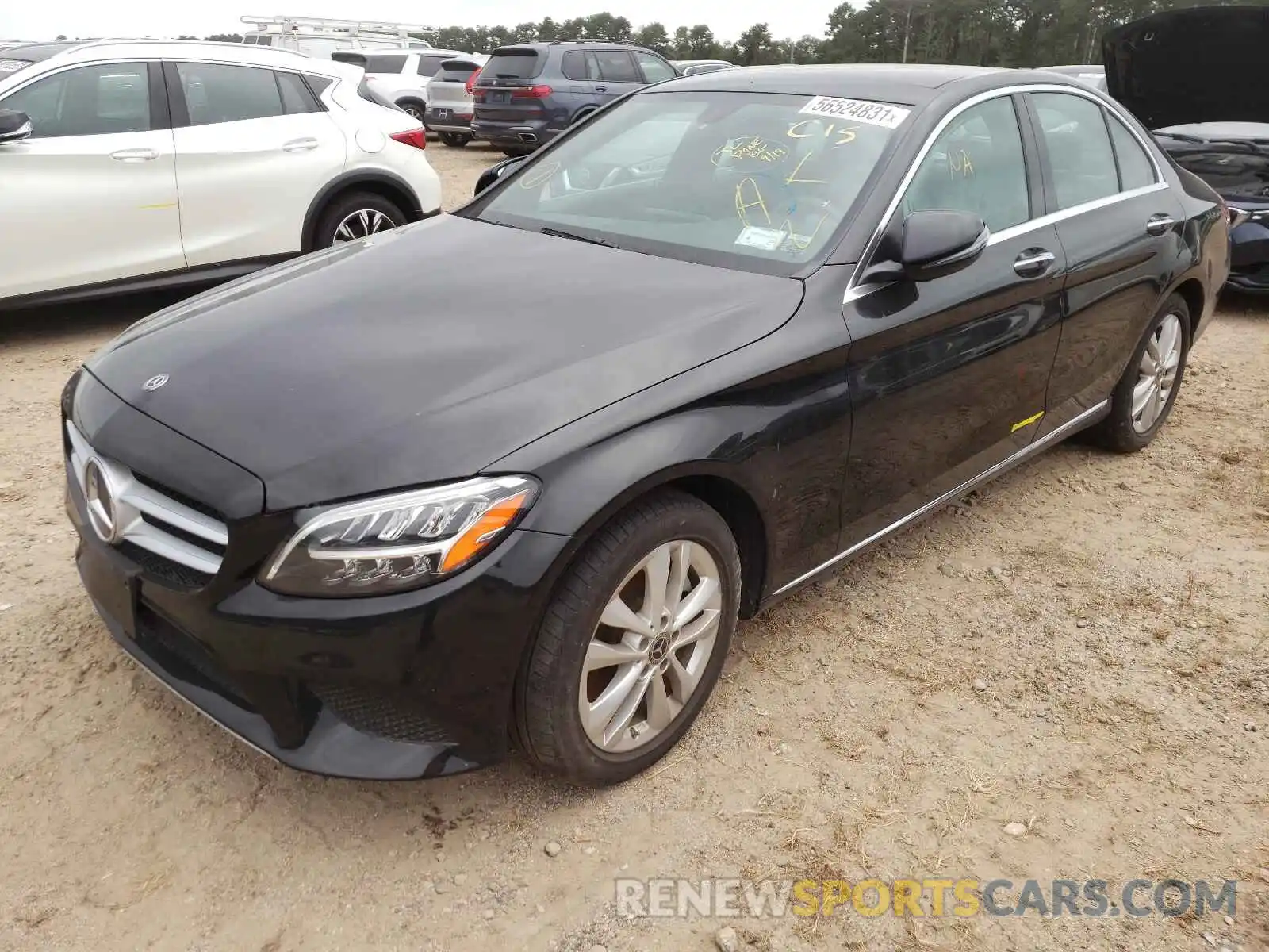 2 Photograph of a damaged car 55SWF8EB8KU313690 MERCEDES-BENZ C-CLASS 2019