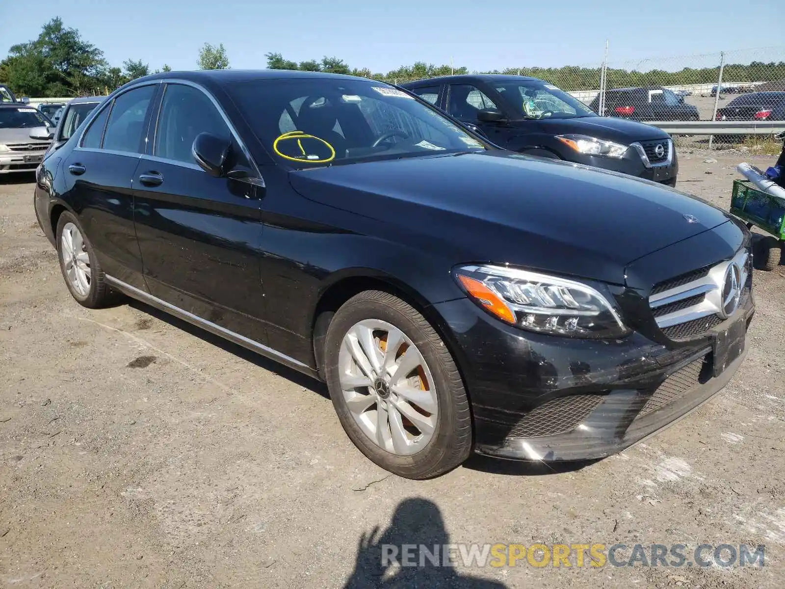 1 Photograph of a damaged car 55SWF8EB8KU319148 MERCEDES-BENZ C-CLASS 2019